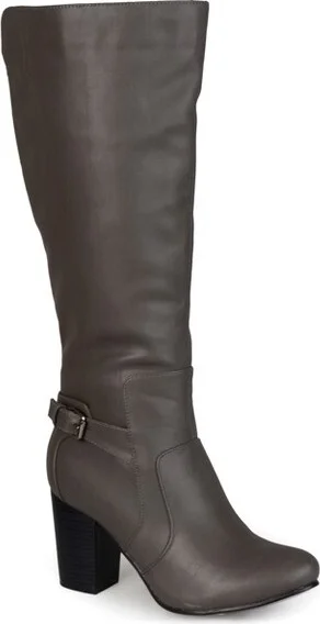 Journee Collection Wide Calf Women's Carver Boot Grey
