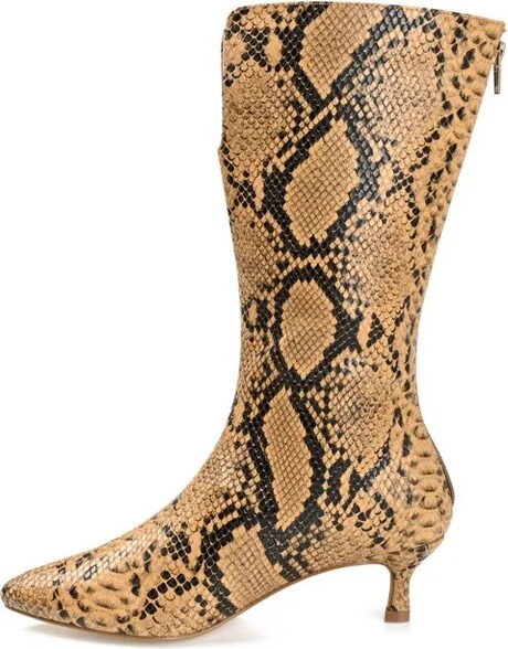 Journee Collection Wide Calf Women's Esperanza Boot Brown - Image 2