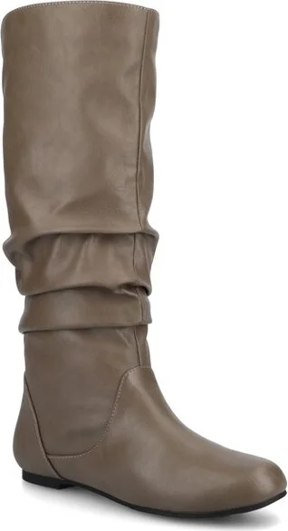 Journee Collection Wide Calf Women's Jayne Boot Taupe
