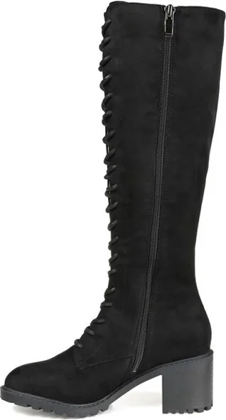 Journee Collection Wide Calf Women's Jenicca Boot Taupe - Image 4
