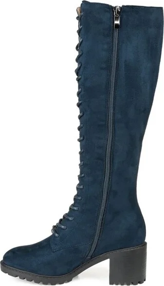 Journee Collection Wide Calf Women's Jenicca Boot Taupe - Image 6