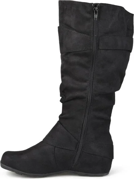 Journee Collection Wide Calf Women's Jester-01 Boot Black - Image 2