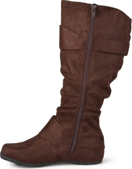 Journee Collection Wide Calf Women's Jester-01 Boot Black - Image 7
