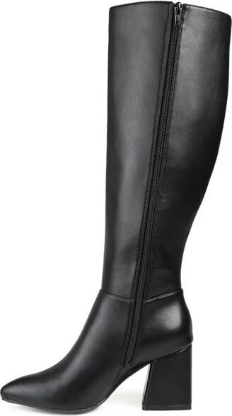 Journee Collection Wide Calf Women's Landree Boot Black - Image 2