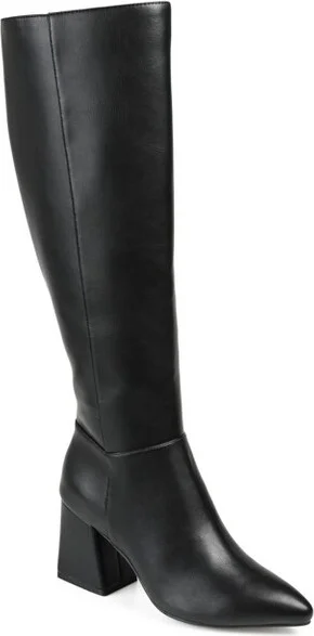 Journee Collection Wide Calf Women's Landree Boot Black