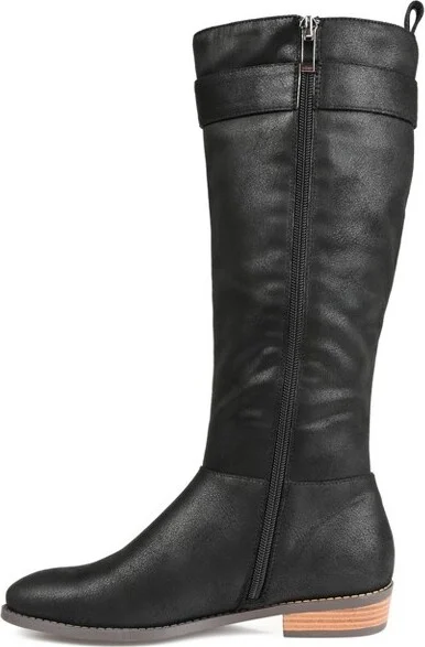 Journee Collection Wide Calf Women's Lelanni Boot Black - Image 2