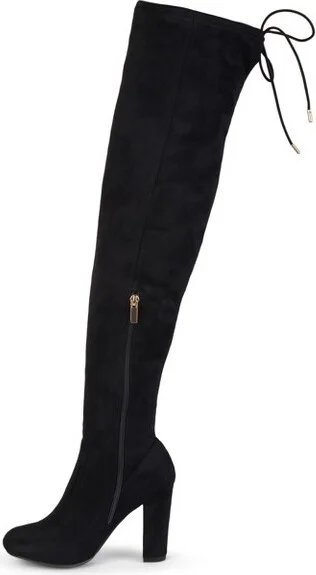 Journee Collection Wide Calf Women's Maya Boot Taupe - Image 3
