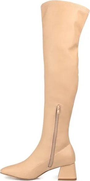 Journee Collection Wide Calf Women's Melika Boot Tan - Image 2