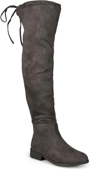 Journee Collection Wide Calf Women's Mount Boot Grey