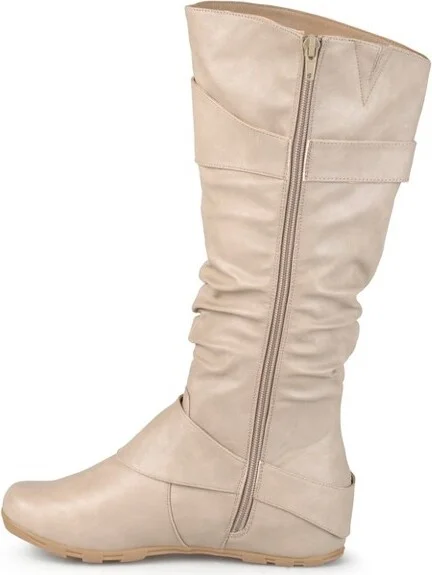 Journee Collection Wide Calf Women's Paris Boot Brown - Image 4