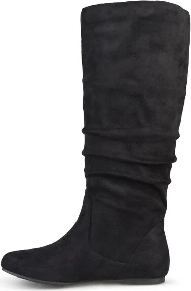 Journee Collection Wide Calf Women's Rebecca-02 Boot Black - Image 2
