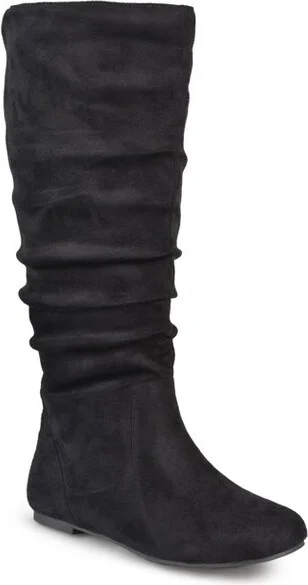 Journee Collection Wide Calf Women's Rebecca-02 Boot Black