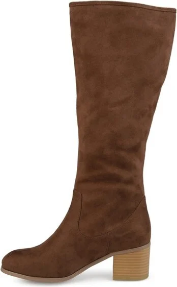 Journee Collection Wide Calf Women's Sanora Boot Stone - Image 6