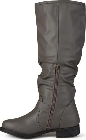 Journee Collection Wide Calf Women's Stormy Boot Black - Image 4