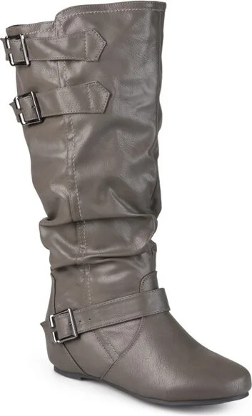Journee Collection Wide Calf Women's Tiffany Boot Grey