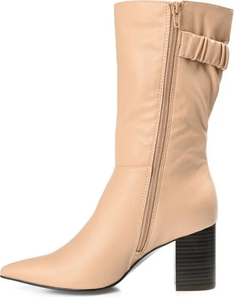 Journee Collection Wide Calf Women's Wilo Boot Bone - Image 3