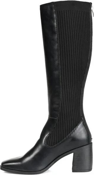 Journee Collection Wide Calf Women's Winny Boot Taupe - Image 8