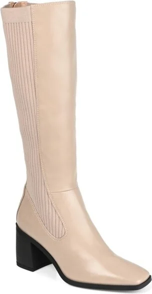 Journee Collection Wide Calf Women's Winny Boot Taupe
