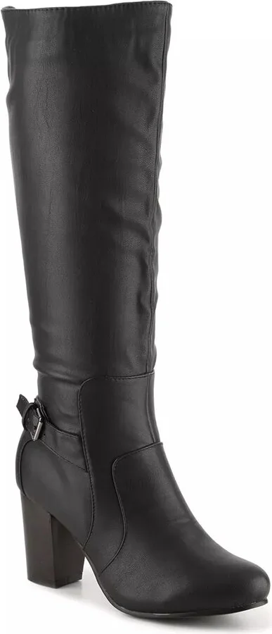 Journee Collection Wide Width Carver Wide Calf Boot