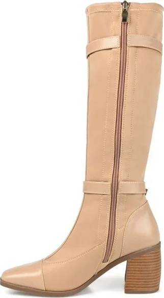 Journee Collection Wide Width Extra Wide Calf Women's Gaibree Boot Black 6 W - Image 9