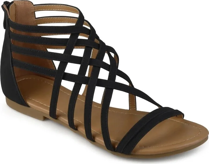 Journee Collection Wide Width Hanni Gladiator Sandal