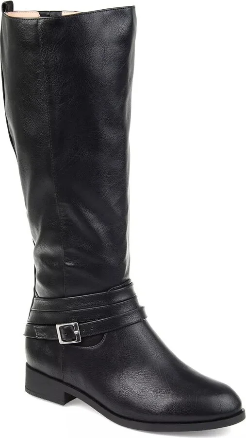 Journee Collection Wide Width Ivie Wide Calf Riding Boot