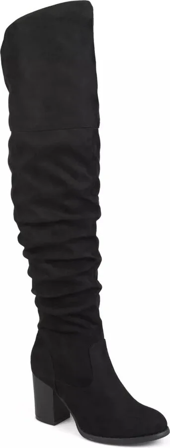 Journee Collection Wide Width Kaison Wide Calf OvertheKnee Boot