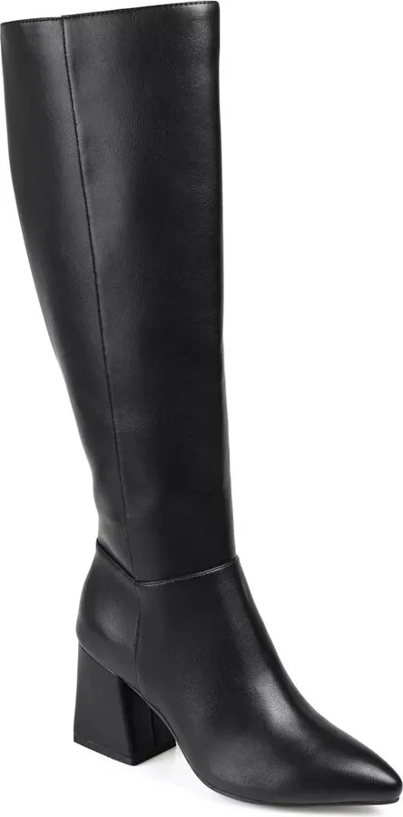 Journee Collection Wide Width Landree Wide Calf Boot