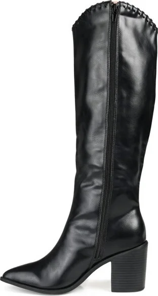 Journee Collection Wide Width Wide Calf Women's Daria Boot Black 12 W - Image 2