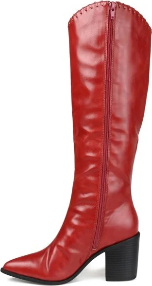 Journee Collection Wide Width Wide Calf Women's Daria Boot Black 12 W - Image 6