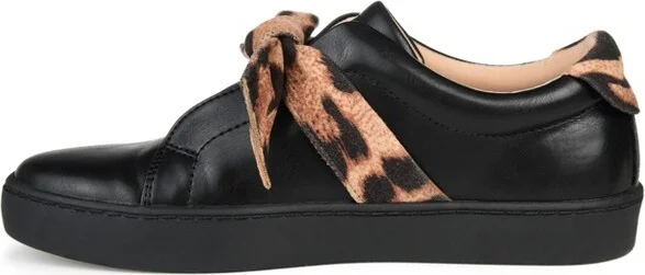 Journee Collection Women's Abrina Almond Toe Slip On Sneakers Red - Image 4