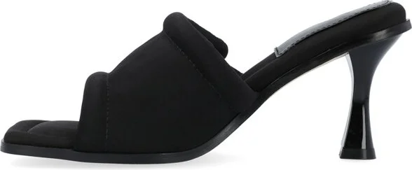 Journee Collection Women's Addriel Mid Heel Open Toe Pumps Bone - Image 2