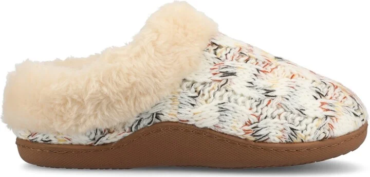 Journee Collection Women's Adiah Round Toe Knitted Clog Slippers - Image 10