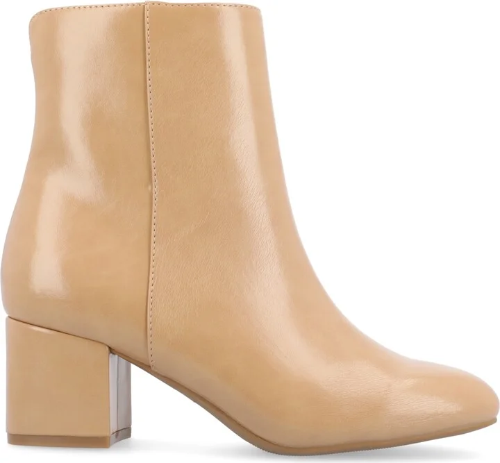 Journee Collection Women's Adria Round Toe Block Heel Booties - Image 2