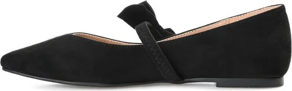 Journee Collection Women's Aizlynn Ballet Pointed Toe Slip On Flats Navy - Image 4