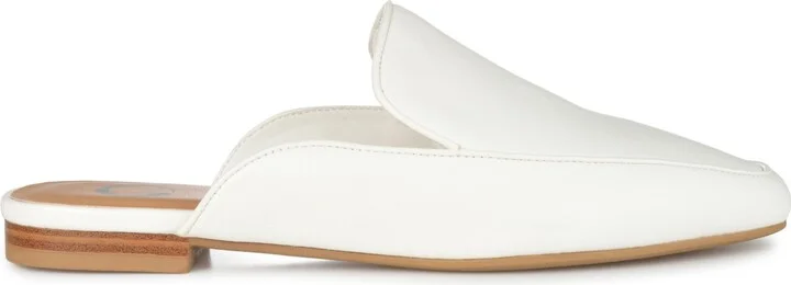 Journee Collection Women's Akza Wide Width Slip On Square Toe Mules Flats - Image 2