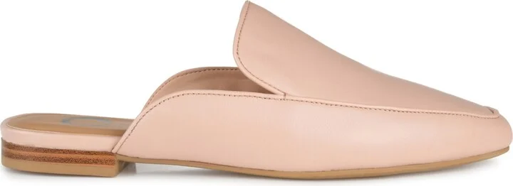 Journee Collection Women's Akza Wide Width Slip On Square Toe Mules Flats - Image 6