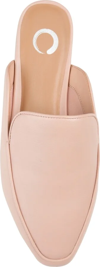 Journee Collection Women's Akza Wide Width Slip On Square Toe Mules Flats - Image 8
