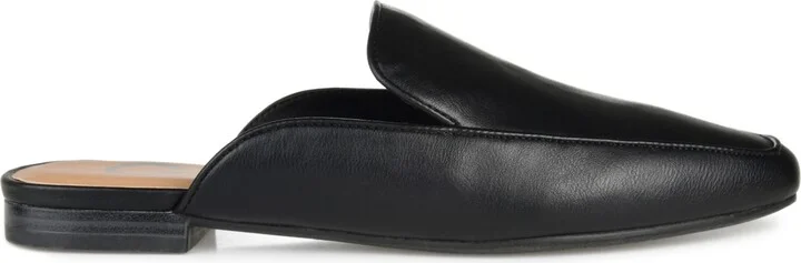 Journee Collection Women's Akza Wide Width Slip On Square Toe Mules Flats - Image 10