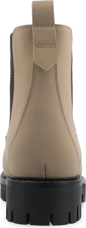 Journee Collection Women's Alara Medium and Wide Width Chelsea Lug Sole Bootie - Image 8