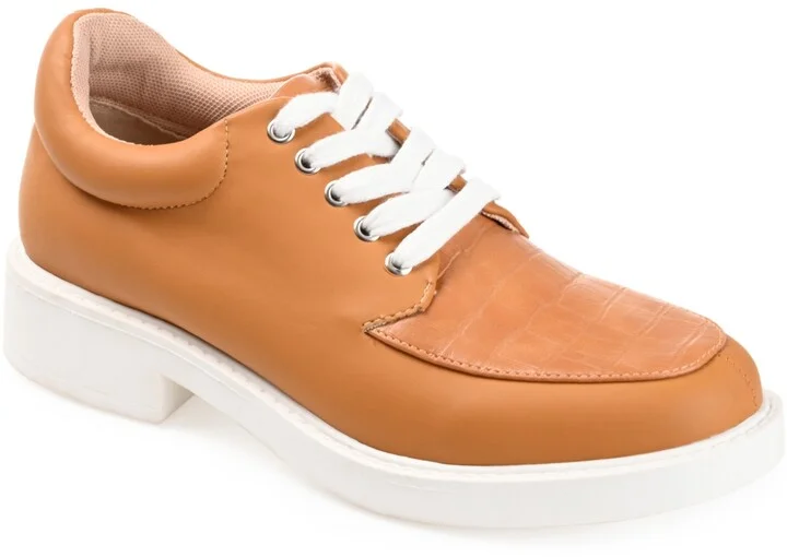 Journee Collection Women's Aliah Lace Up Oxfords