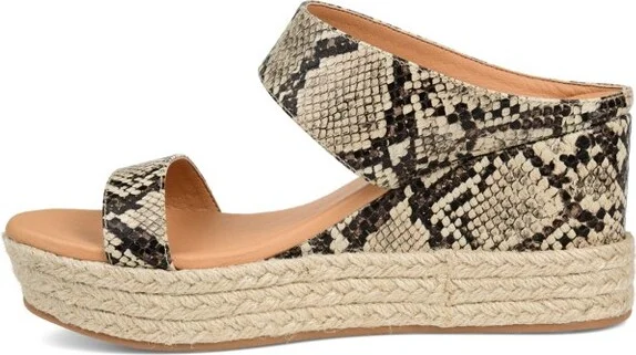 Journee Collection Women's Alissa Wedge Heel Espadrille Sandals Denim - Image 3