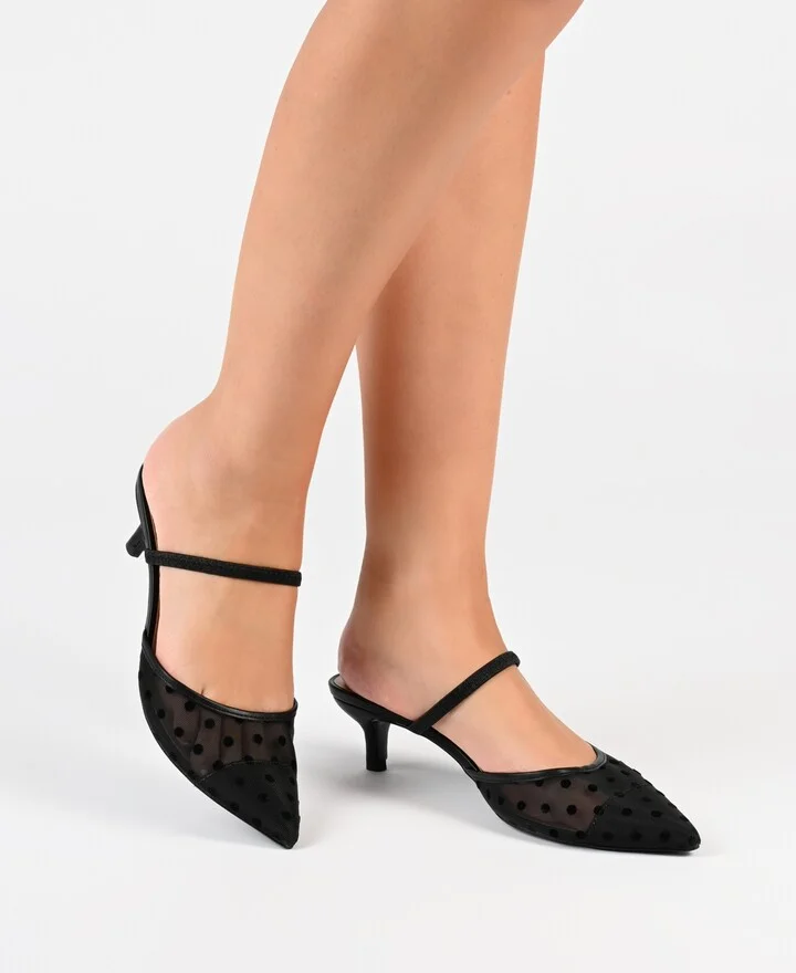 Journee Collection Women's Allana Mesh Heels - Image 3