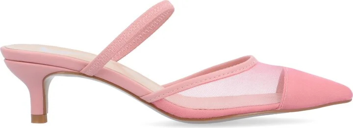 Journee Collection Women's Allana Mesh Heels - Image 7