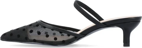 Journee Collection Women's Allana Slip On Kitten Heel Mule Pump Tan - Image 2
