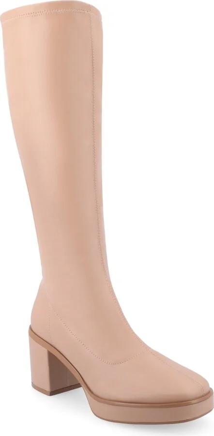 Journee Collection Women's Alondra Narrow Calf Platform Boots