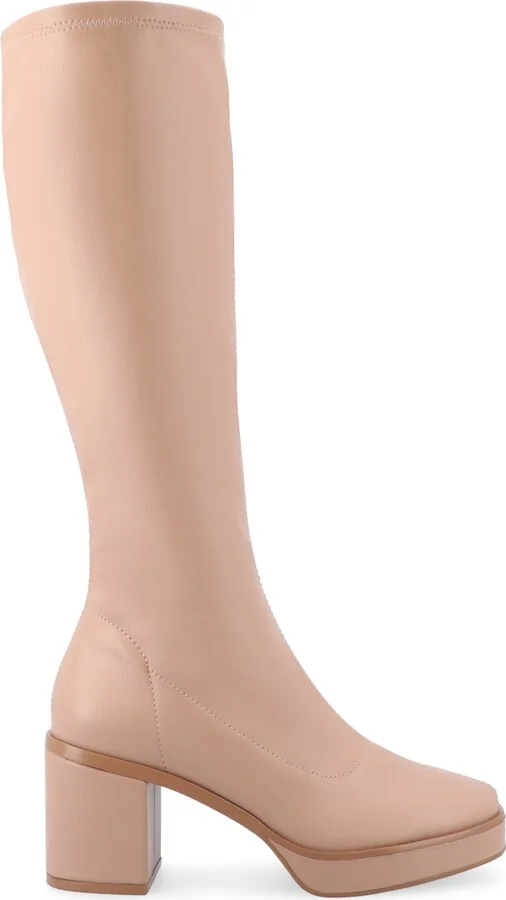 Journee Collection Women's Alondra Wide Width Platform Knee High Boots - Image 2