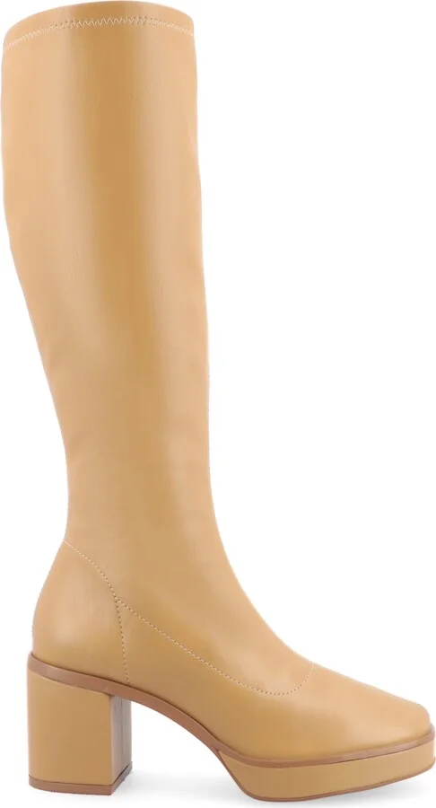 Journee Collection Women's Alondra Wide Width Platform Knee High Boots - Image 7