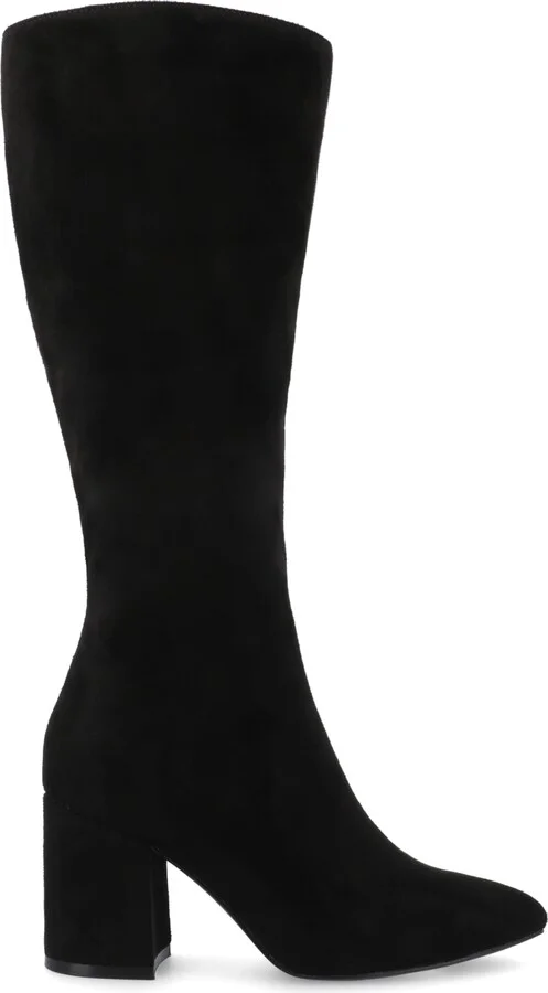 Journee Collection Women's Ameylia Block Heel Knee High Dress Boots - Image 2