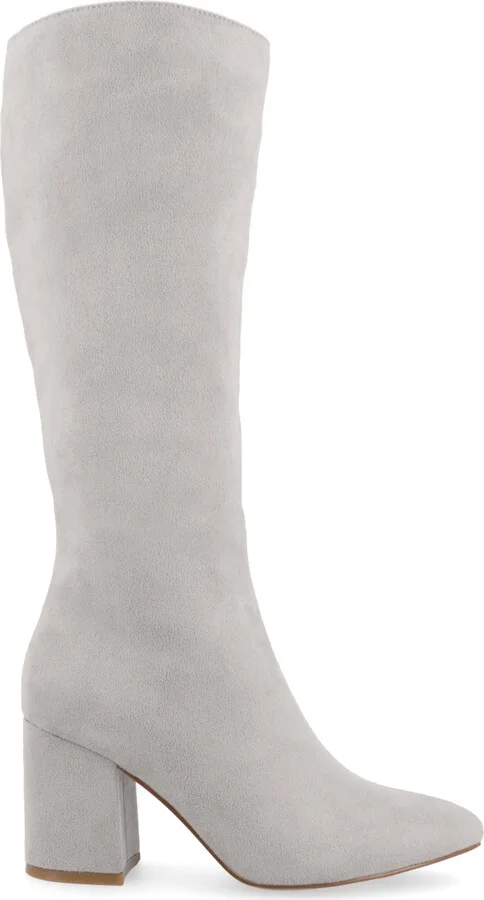 Journee Collection Women's Ameylia Wide Width Block Heel Knee High Boots - Image 2
